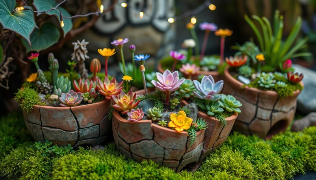Broken Pot Garden plants