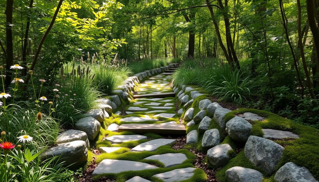 Eco-Friendly Garden Pathway