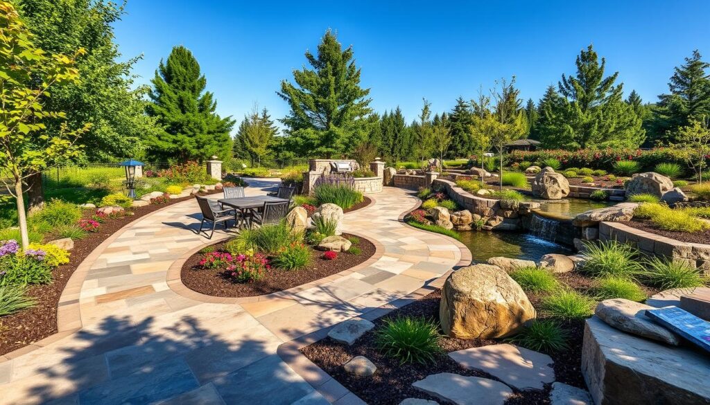 Landscape Designs with stone