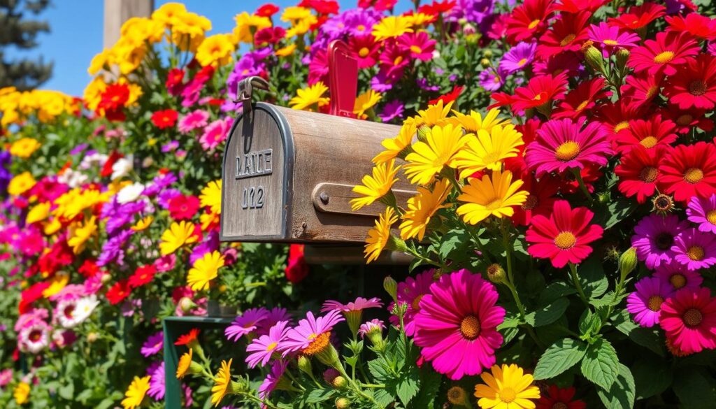 Mailbox Garden Color Theory