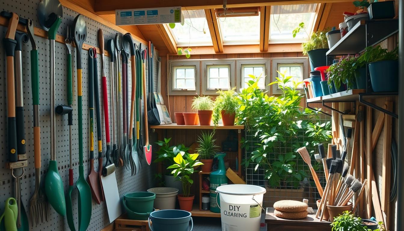 Organize Garden Tools In Shed