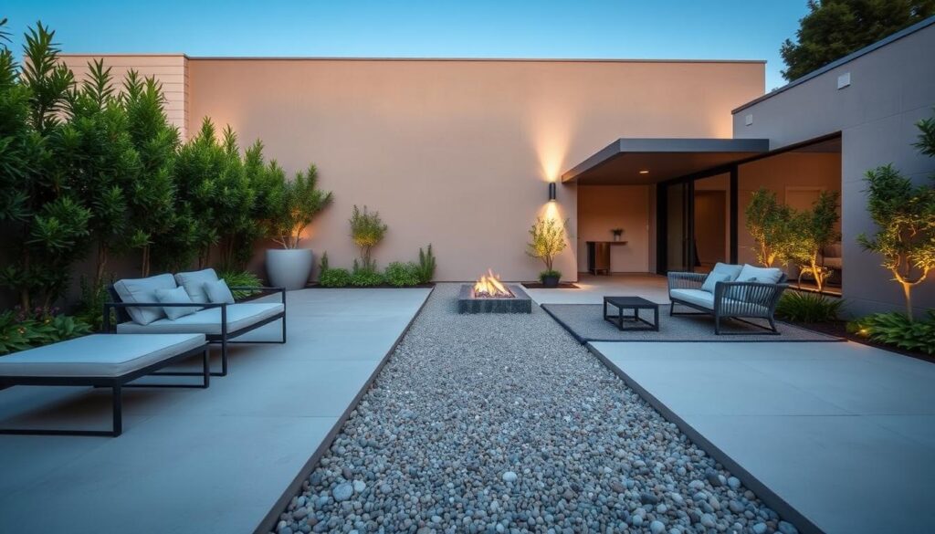 Pea Gravel Patio