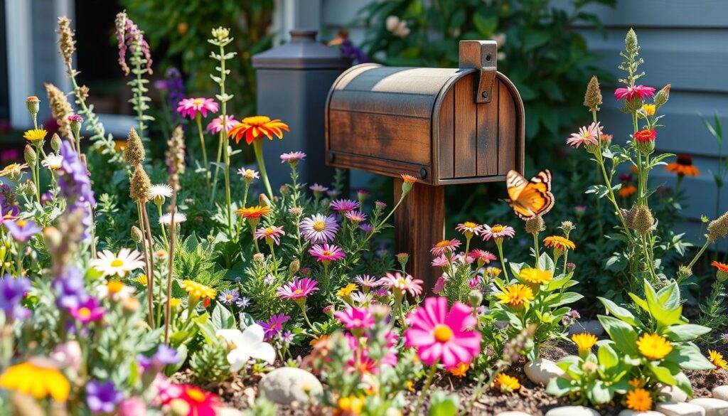 Sustainable Mailbox Garden
