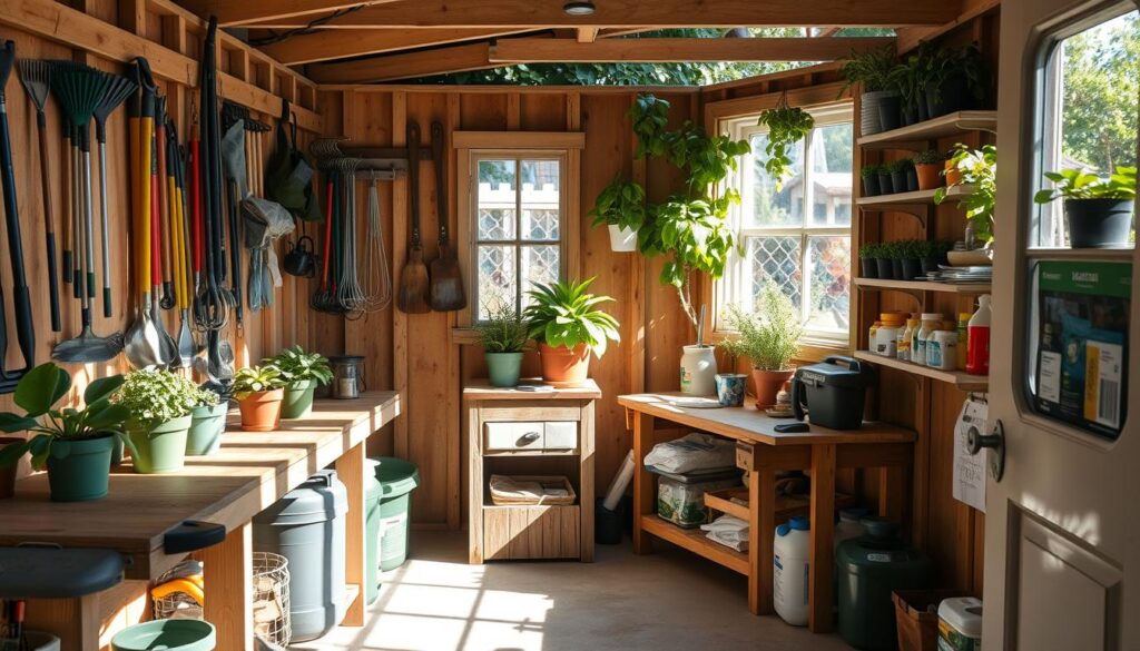 organized shed