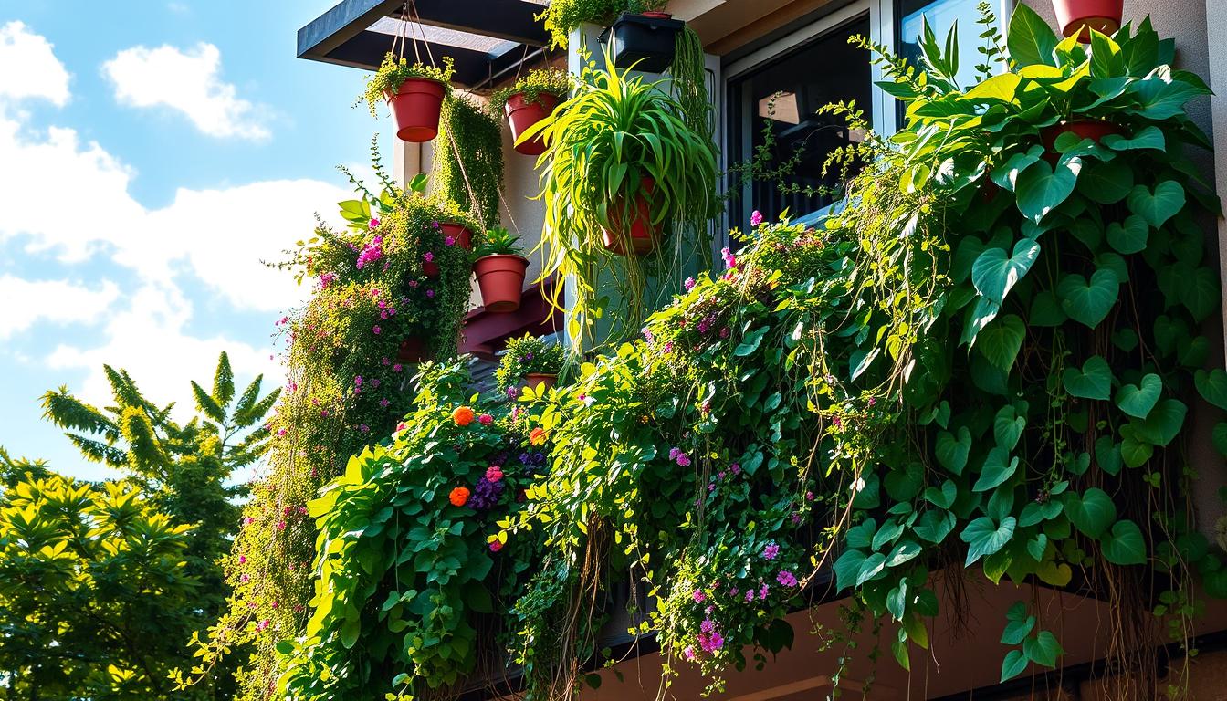 Vertical gardening in small spaces
