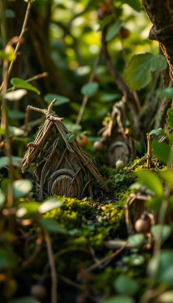 Fairy houses diy using natural materials
