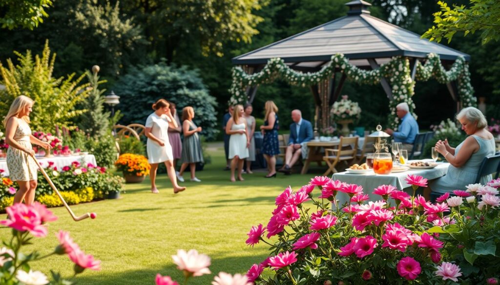 Garden party games