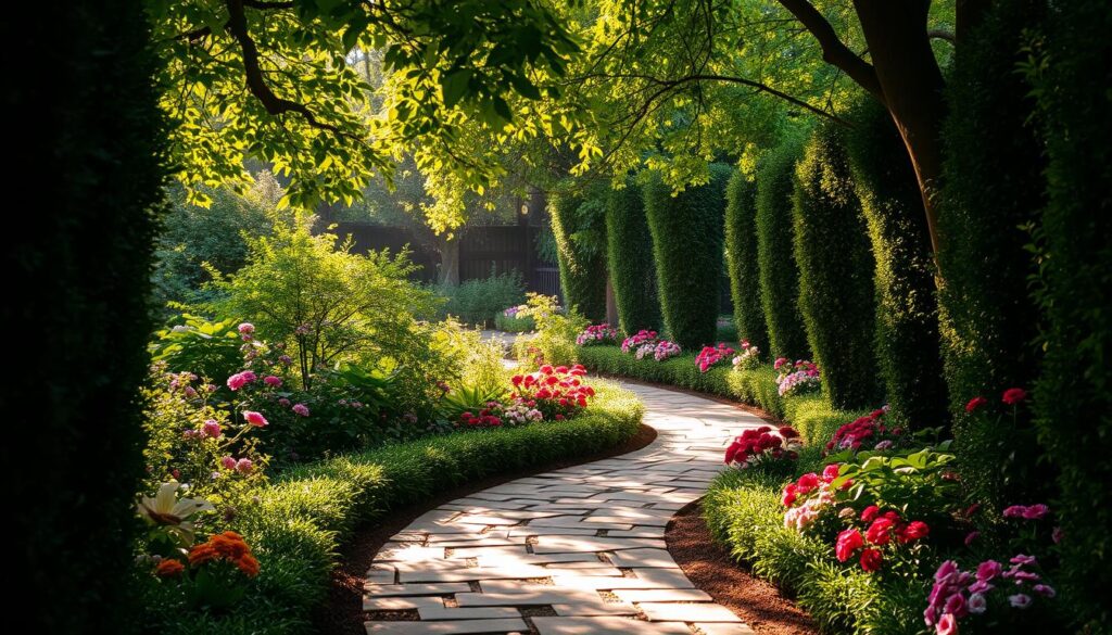 Secret garden path