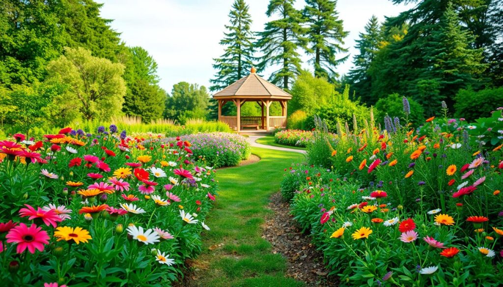 cut flower garden layout