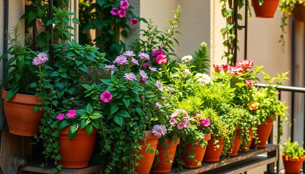 small space container gardening