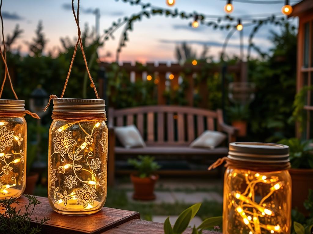 DIY Mason Jar Lanterns