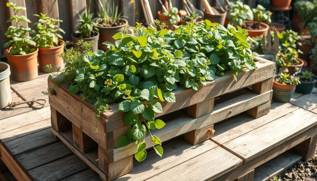 DIY Pallet Planters