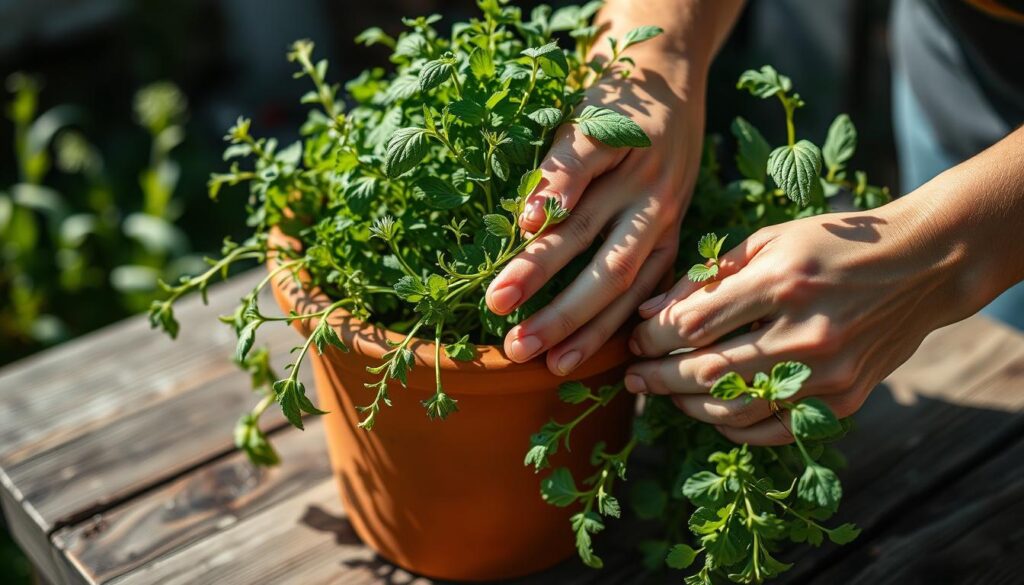 Pruning Edible Herbs