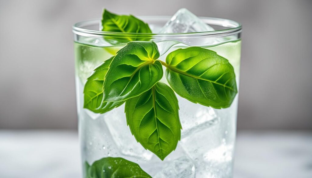 basil in cocktails