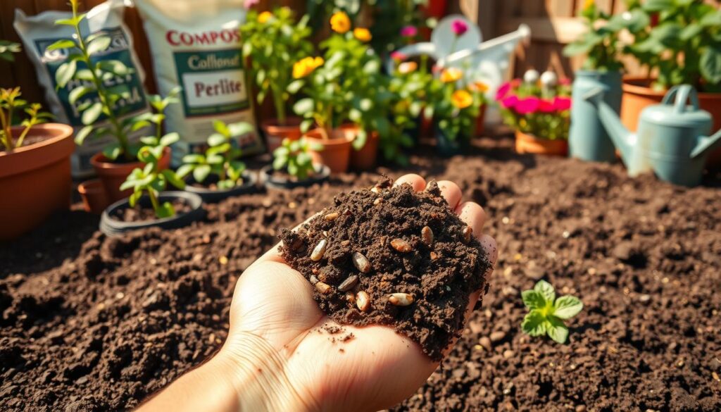 container gardening soil and fertilization