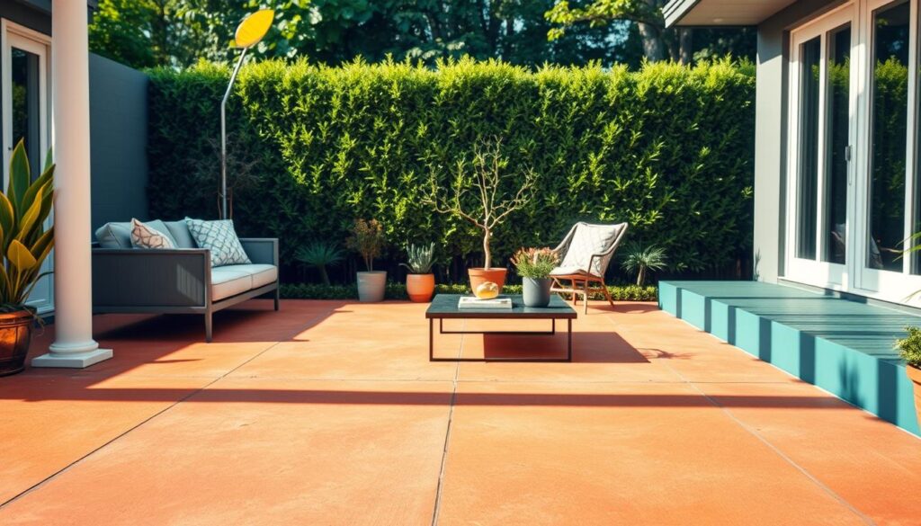 cost-effective patio painting