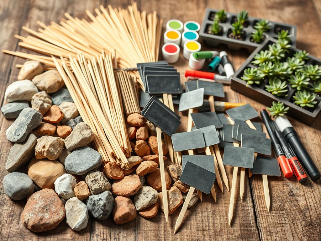 garden markers materials