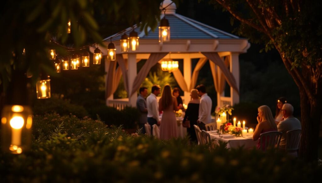 garden party lighting