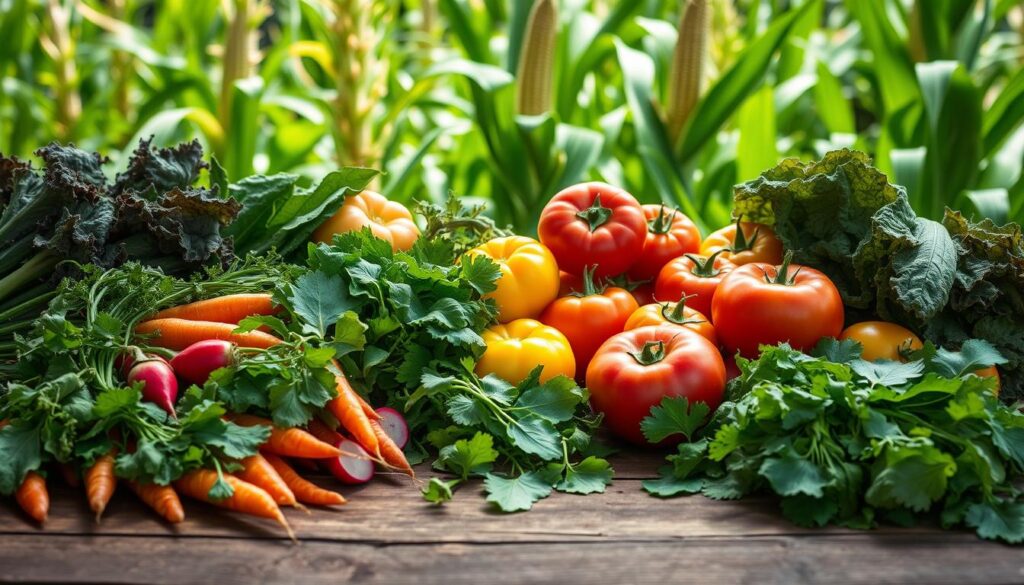organic vegetables