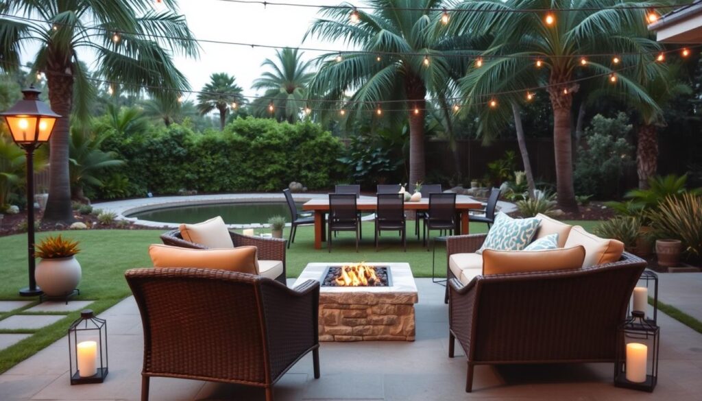 outdoor furniture layout