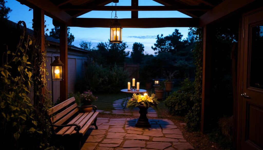 rustic lighting