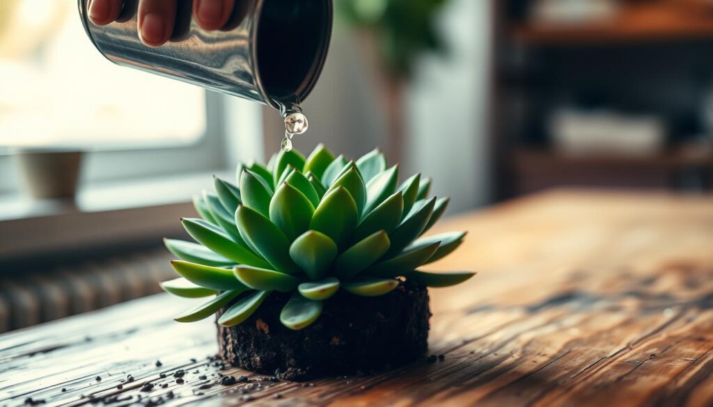succulent watering